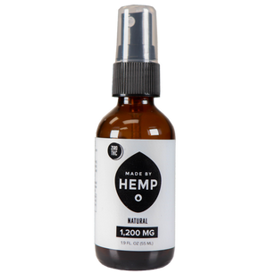 Made by Hemp Spray 1200mg/1.9oz Natural